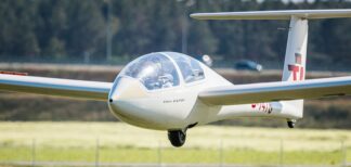 Widokowy lot szybowcem